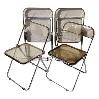 Plia Chairs from Kartell, 1970s, Set of 4 For Sale