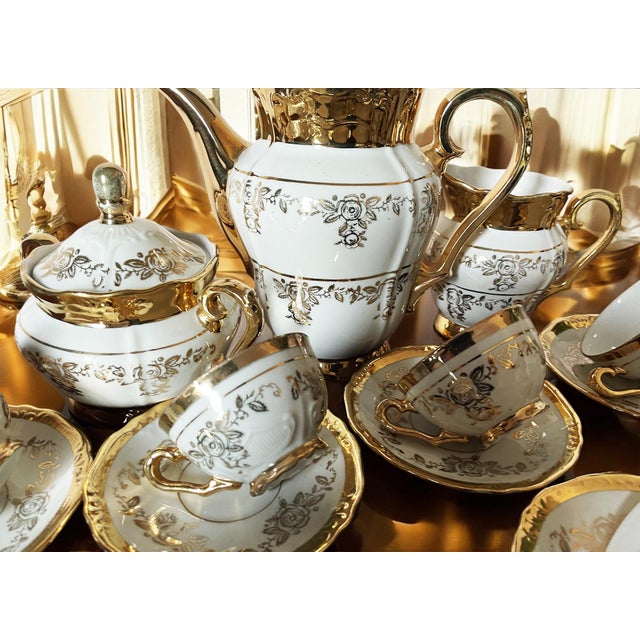 Antico Coffee Service in Porcelain from GKC Garies Kuhnl & Co., 1930, Set of 23 For Sale - Image 12 of 14