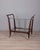 Vintage Italian Wood and Glass Food Trolley, 1940s For Sale - Image 11 of 11