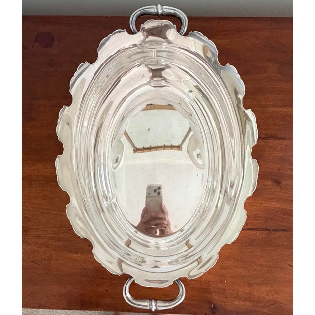 French Vintage French 'Rafraichissoir' Glass Cooler, Monteith Style Centerpiece Bowl Cachepot For Sale - Image 3 of 12