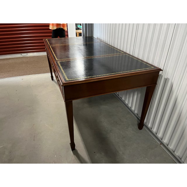 Wood Arthur Brett Writing Desk For Sale - Image 7 of 11