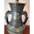 Large 42" Chinese CloisonnÃ© & Bronze Taotie Hu Vase Table Lamp For Sale - Image 14 of 15