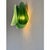 Scenographic and luxury Murano glass wall sconces. “Rondini” elements in Murano glass poured over a mold from a...