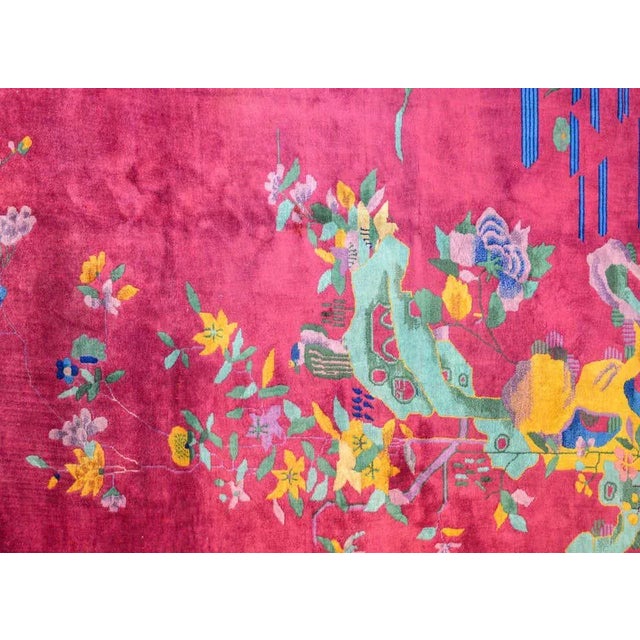Chinese Art Deco Rug For Sale In Chicago - Image 6 of 12