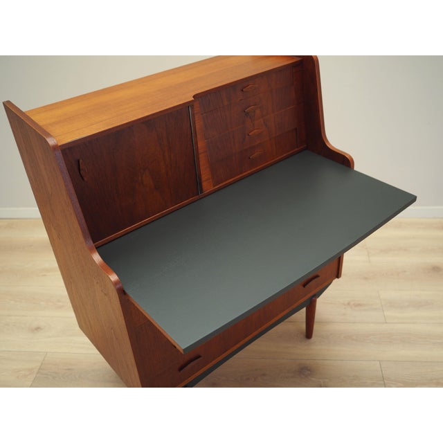 Black Danish Teak Secretary, 1970s For Sale - Image 8 of 18
