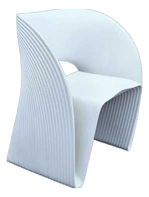 White Raviolo Chair by Ron Arad for Magis of Italy