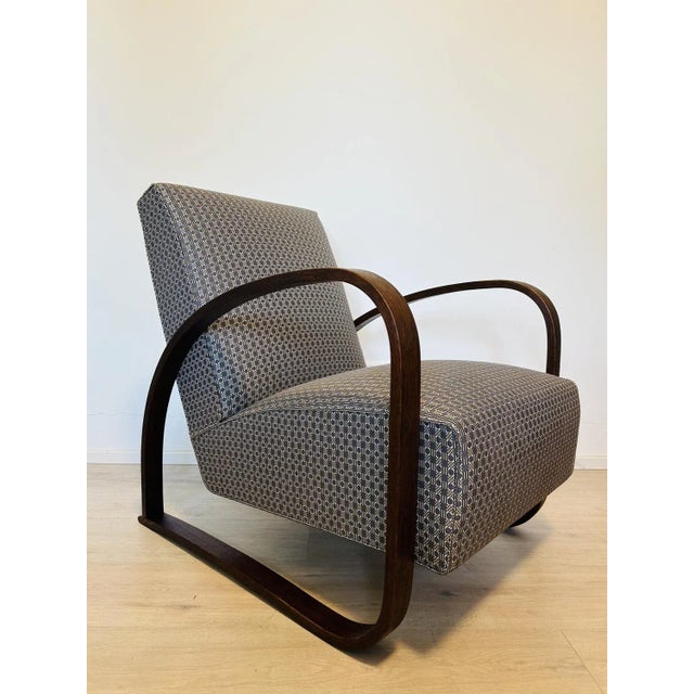 Vintage H-70 Chair by Jindrich Halabala, 1970s For Sale - Image 10 of 12