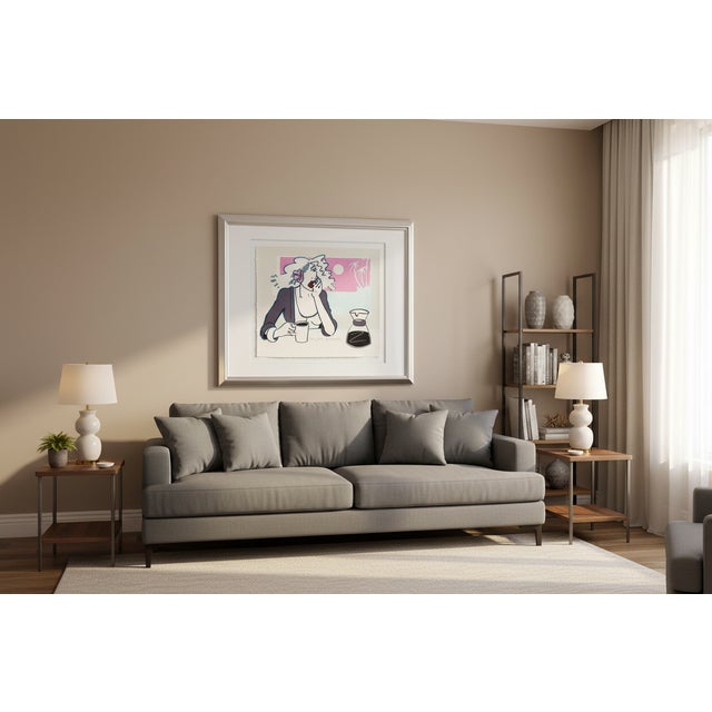 Large R. J. Hohimer Signed Limited Edition Serigraph Cup of Joe II Framed Pop Art For Sale - Image 11 of 11