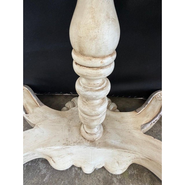 Rococo Pair of Italian Venetian Baroque Curule Stools - Hand - Carved Silvered Gilt For Sale - Image 3 of 12