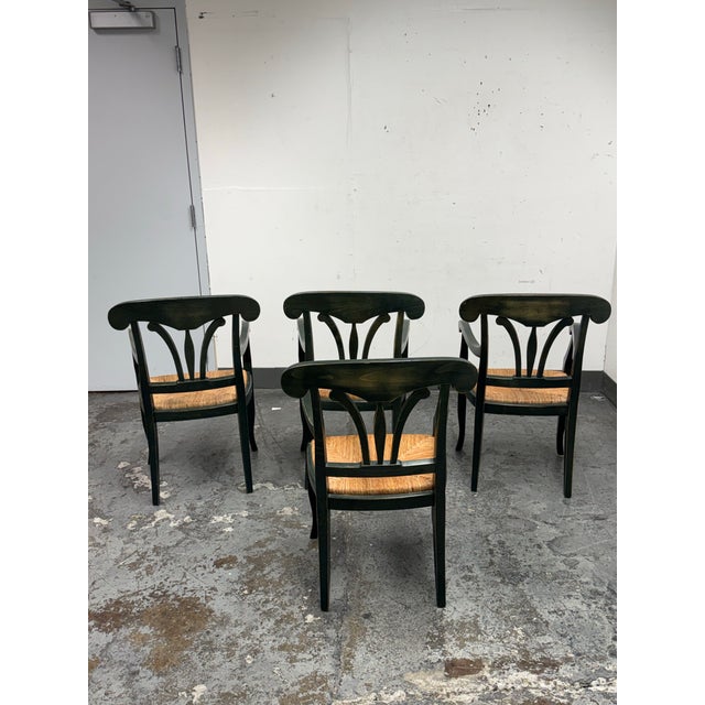 2010s Pottery Barn Napoleon Dining Chairs, Set of Four For Sale - Image 5 of 12
