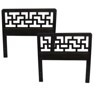 Vintage Mid-Century Henrendon Chin Hua Twin Headboards - a Pair For Sale