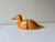 Handcarved vintage wooden duck bookends. One end is the upper body and the other the lower body. Crafted from Atelier...