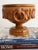 Rustic Vintage Carved Burl Wood Bowl With Ring Handles For Sale - Image 3 of 8