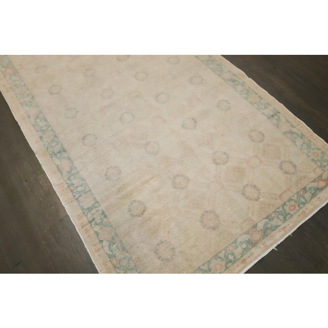 Cabin Vintage Hamedan Accent Rug, 4'6'' X 7'4'' For Sale - Image 3 of 9
