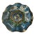 Vintage 1964–65 New York World’s Fair glass souvenir plate featuring the iconic Unisphere and “Peace Through...