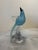 Mid-Century Modern Vintage Murano Fancy Blue Jay Hand Blown Glass Sculpture For Sale - Image 3 of 6