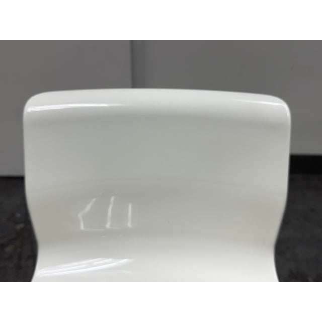 Marcus Arvonen for Ikea Glenn White Counter Stools, Pair For Sale In San Francisco - Image 6 of 12