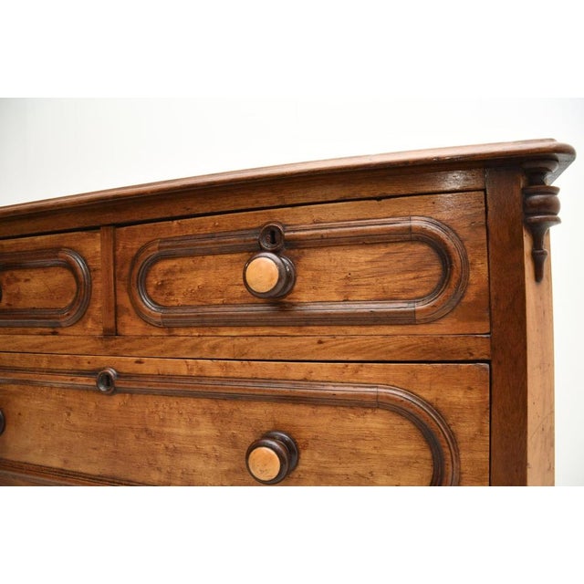 Antique Walnut Chest of Drawers, 1830s For Sale - Image 11 of 13