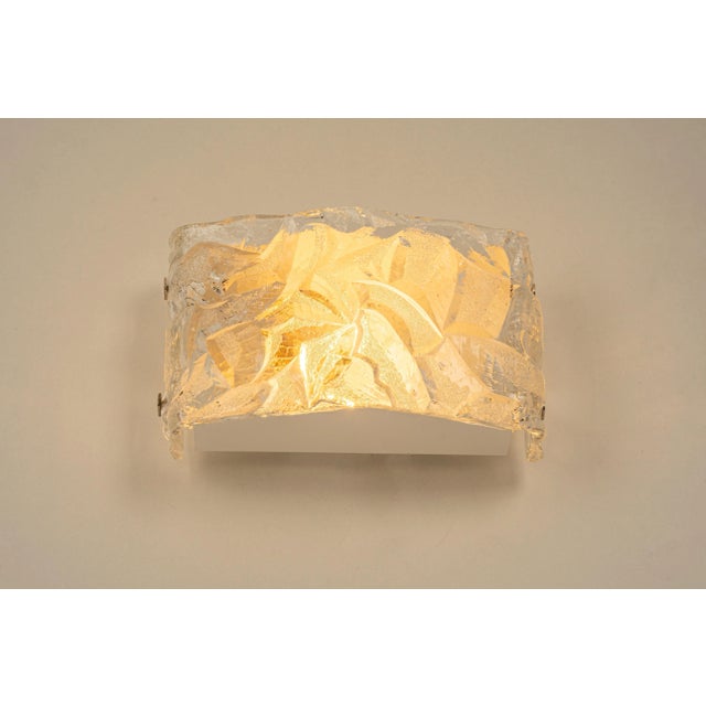 German Sconces in Murano Glass by Kaiser, 1970s, Set of 2 For Sale - Image 6 of 10