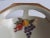 White 1923 Schonwald Bavarian Hand Painted Small Pierced Handle Dish For Sale - Image 8 of 12