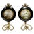 19th Century Wooden and Brass Coat Hooks, France, Set of 2 For Sale - Image 11 of 11