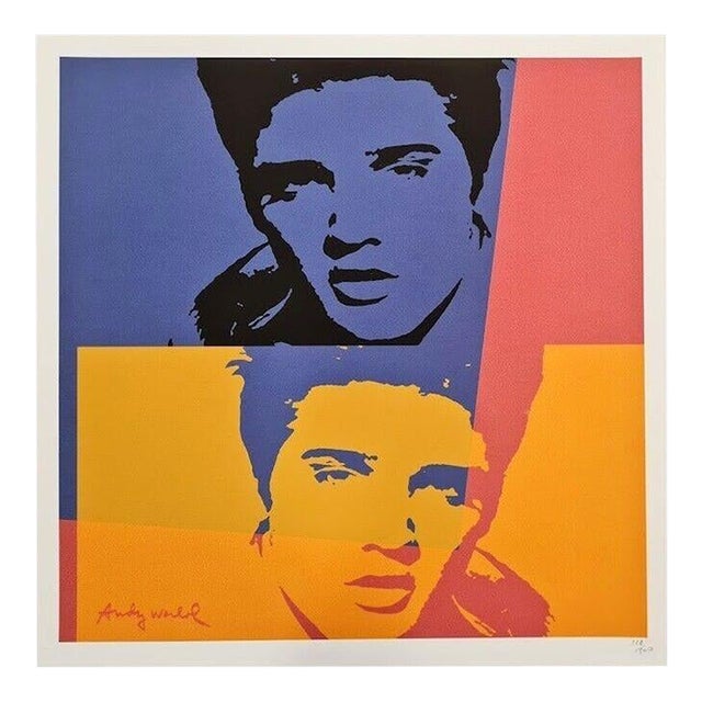 After Andy Warhol, Elvis Presley , 1980s, Lithograph For Sale