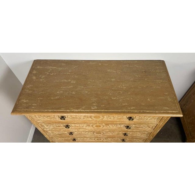 Late 19th Century Pair of Swedish Gustavian Painted Four-Drawer Chests of Drawers For Sale - Image 10 of 18