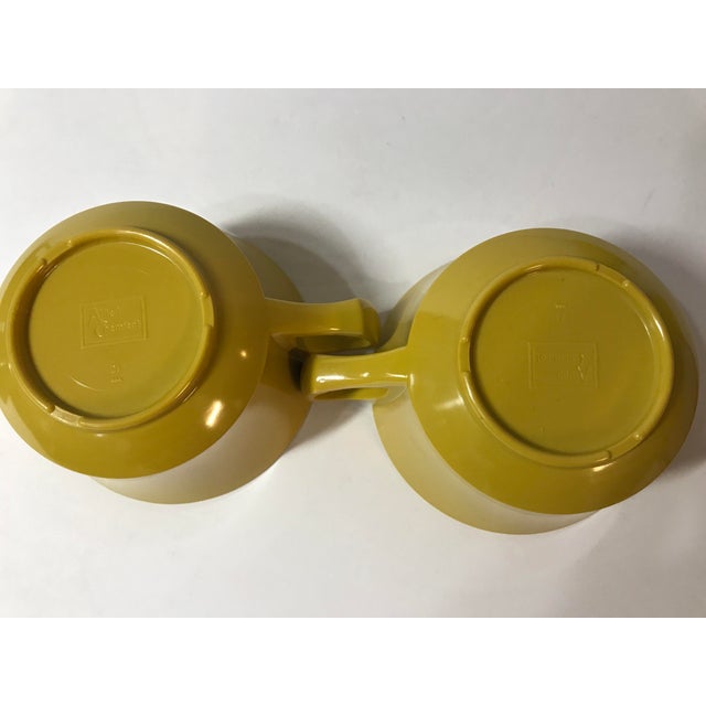 Saffron Vintage Melamine “Allied Chemical” Harvest Gold Dish Set- 9 Pieces For Sale - Image 8 of 13