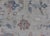 Modern Oushak Rug With Slate Blue Border and Colorful All-Over Tribal Motifs For Sale - Image 13 of 15