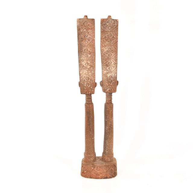 Early 20th Century Fante Male and Female Figure Ghana For Sale - Image 4 of 7