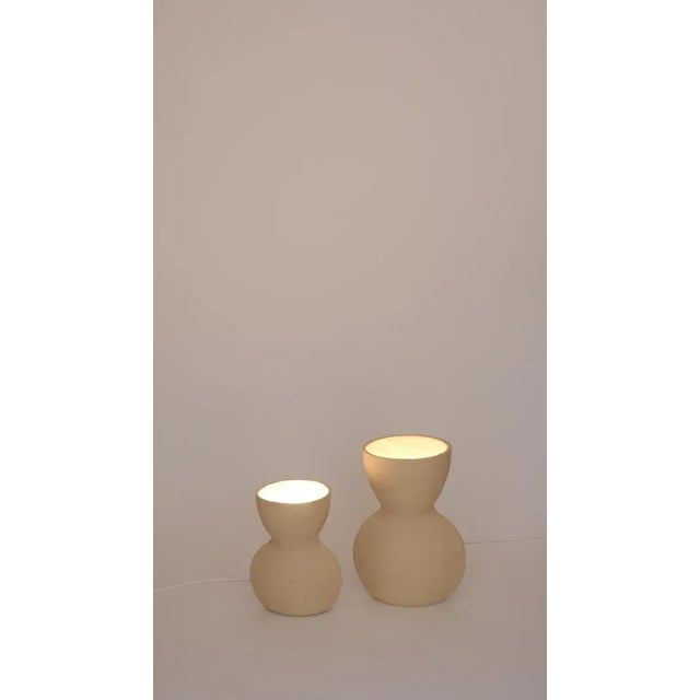 Unira Big White Lamp by Ia Kutateladze For Sale - Image 4 of 8