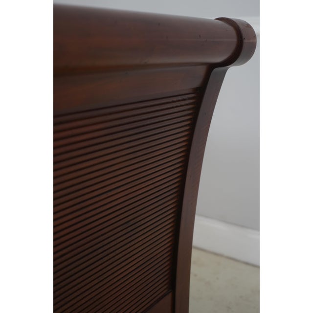 1990s Ethan Allen British Classics Queen Size Sleigh Bed For Sale - Image 5 of 17