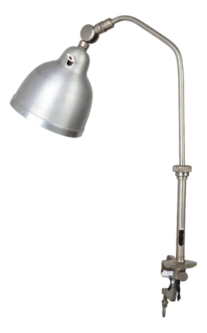 Bauhaus Nickel Plated Desk Lamp by Geyer, 1930s