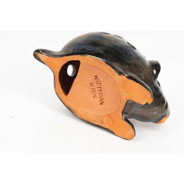 Ceramic Ceramic Hedgehog Pencil Holder from Wittmann, Vienna, Austria, 1960s For Sale - Image 7 of 8