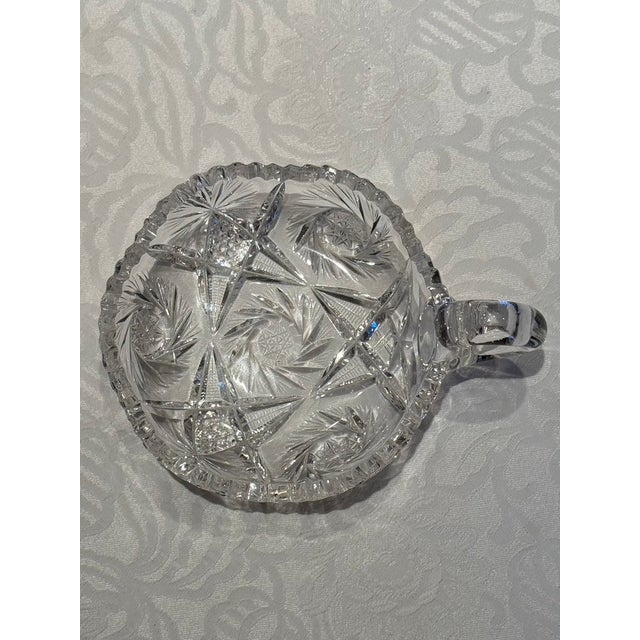 Late 19th Century American Brilliant Period Creamer and Sugar Set - 3 Pieces For Sale - Image 4 of 14