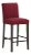 Chelsea Bar Stool in Berry Classic Velvet For Sale