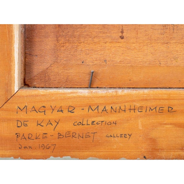 Gusztav Magyar-Mannheimer Reclining Nude Oil For Sale In New York - Image 6 of 7