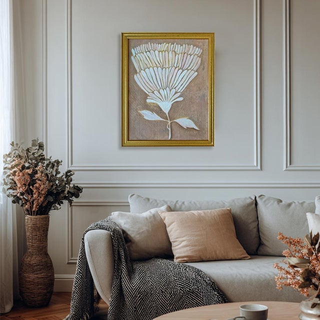 “Quiet Growth” is an original abstract botanical painting by artist Tatiana Duperault, created in acrylic on canvas....