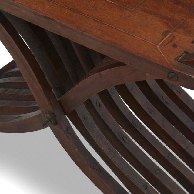 Late 18th Century A Pair of Renaissance-Style Savonarola Chairs For Sale - Image 10 of 10