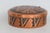 Metal Leiva Chile Handcrafted Circular Copper Trinket Box Etched Rooster Motif 4855b For Sale - Image 7 of 14