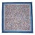 Vintage Hand Stitched and Hand Quilted Postage Stamp Quilt in Blue, Ivory, Red For Sale