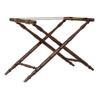 1900s French Butler Tray Stand For Sale