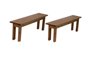 Set of Brutalist French Bench, 1960