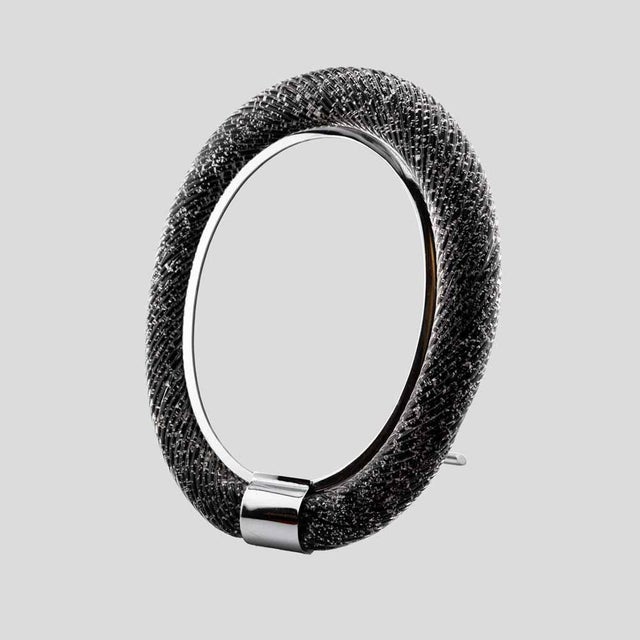 Vintage Oval Murano Glass Picture Frame by Seguso, 1970s For Sale - Image 3 of 9