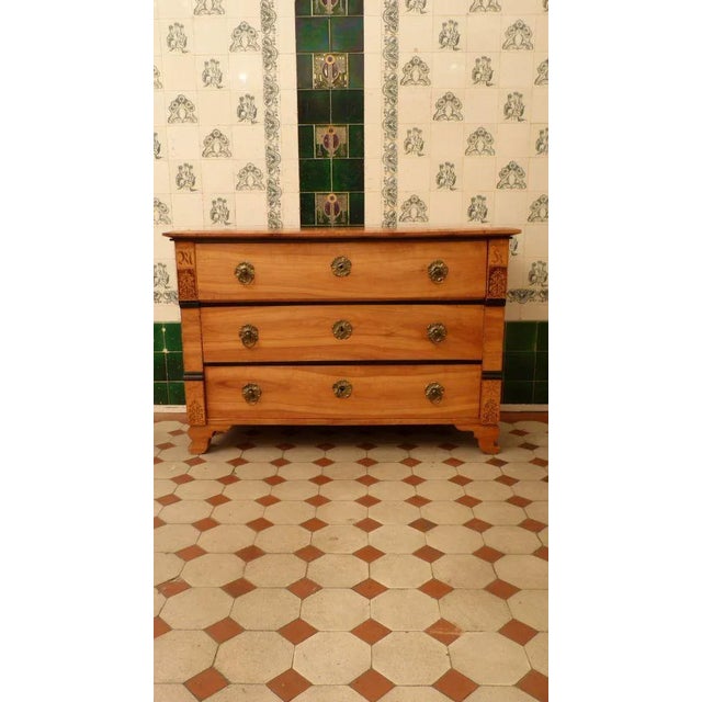 Biedermeier Cherry Chest of Drawers, 1850s For Sale - Image 13 of 13