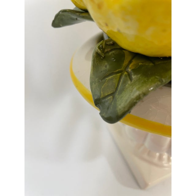 Large Vintage Italian Style Lemon Topiary Centerpiece For Sale - Image 13 of 18