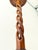 Mid-Century French Mahogany Open Spiral Barley Twist Lamp Stand For Sale - Image 6 of 10