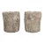 Vintage French Faux Bois Planters - A Pair For Sale