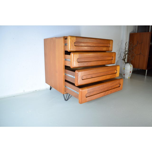 1970s Vintage Danish Teak Chest of Drawers, 1970s For Sale - Image 5 of 10