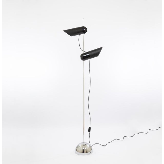 Black Vintage Galdino Floor Lamp by Carlo Urbinati for Guzzini, 1970s For Sale - Image 8 of 8